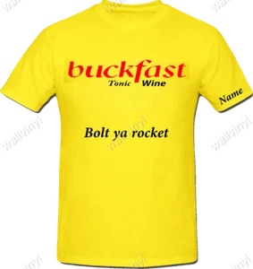 Novelty Funny buckfast tonic wine T-Shirt - Picture 1 of 16
