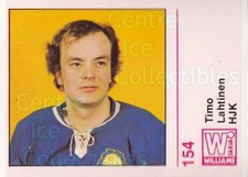 1971-72 Finnish Jaakiekko #154 Timo Lahtinen