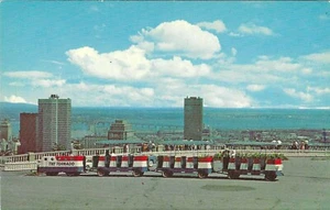 Vintage Canada Railroad Postcard Miniature Train Mt Royal Lookout Quebec - Picture 1 of 2