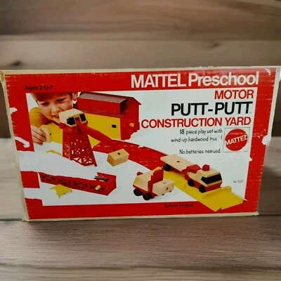 DE COLECCIÓN MATTEL PUTT-PUTT CONSTRUCTION PAARD Juego 7020 (1973) Juguete Foto 1 de 4