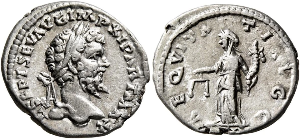 Septimio Severo 193-211 Denario Plata 19 mm 2,78 g 10 h Laodicea ad Mare Foto 1 de 1