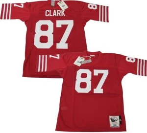 New 1981 Dwight Clark #87 49ers Mens Sizes Mitchell & Ness AUTHENTIC Jersey $300 - Picture 1 of 10