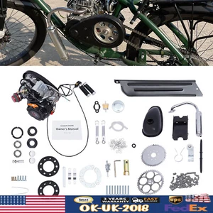 100cc 4 stroke Bicycle Engine Kit Set Gas Motorized Motor Bike Modified Engine - Foto 1 di 17
