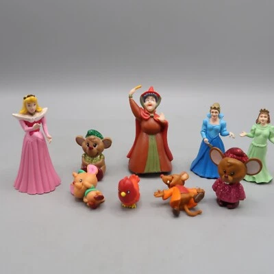 Disney La Bella Durmiente Hada Madrinas Ratones Hermanas Figuras Mini Decoración de Pasteles Para Foto 1 de 4