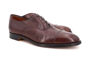 $639 | ALDEN 12,5 C BALMORAL PUNTA A CAPPUCCIO TRAFORATA OXFORD HAMPTON MARRONE SCURO - Foto 1 di 15