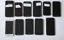 Job Lot Smartphone Mobile Phones Spares & Repairs - Motorola Qty 11 White Black