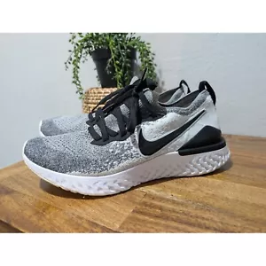 Nike Epic React Flyknit 'Oreo' womens Running Shoes White/Black BQ8928 size 9.5 - Picture 1 of 9