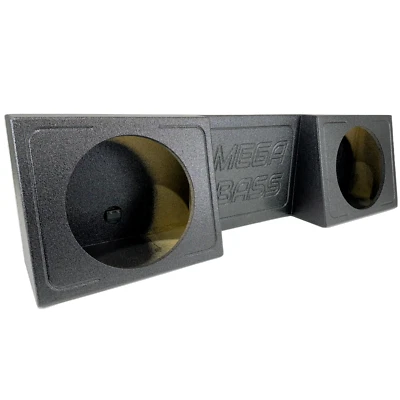 MEGA BASS Regular Cab / Single Cab 12" Dual Sub Box Subwoofer Enclosure Gm Ford Dodge