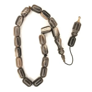 17 Buffalo Horn Worry Beads Boynuz Tasbih Efe Tesbih Prayer Misbaha Eid Gift 333 - Picture 1 of 11