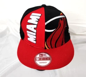 Miami Heat NBA New Era Hardwood Classics Snapback Large Logo Hat Cap - Picture 1 of 13