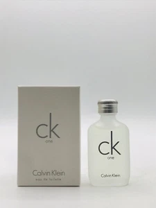 Calvin Klein Ck One Unisex Mini Splash .33 oz 10 ml New In Box - Picture 1 of 3