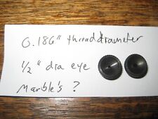 Marble's Tang Sight Eye Cups, Muzzleloader, Black Powder Rifle