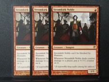 3x Stromkirk Noble Light Play MTG Innistrad x3 See Detailed Pictures Vampire