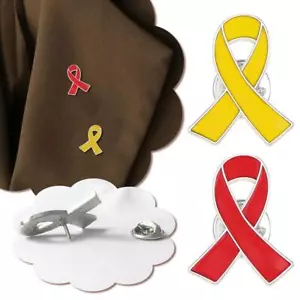 Spilla Portali a Casa, Spilla Nastro Cancro Giallo Metallo NicBest Pin# Israele Z1L4 - Foto 1 di 14