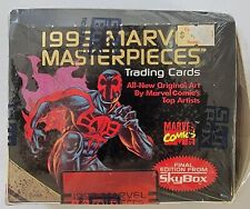 Skybox Trading Cards 1993 Marvel Masterpieces Booster Box RARE sealed imperfect