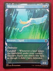 Magic The Gathering ZENDIKAR RISE FOIL SKYCLAVE CALAMAR ESCAPARATE tarjeta azul Magic The Gathering Magic The Gathering - Imagen 1 de 2