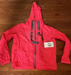 New Zyia Active Black Hoodie Drawstring Light Windbreaker Women's Size Small - Picture 1 of 10