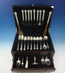Brocade by International Sterling Silver Flatware Set For 8 Service 48 Pieces - Picture 1 of 9
