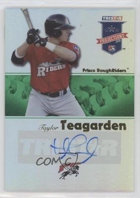 2008 TRISTAR PROjections Green Reflectives /50 Taylor Teagarden Rookie Auto RC - Image 1 of 2