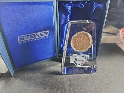 Washington Nationals SUCIEDAD USADA EN JUEGOS en pisapapeles de cristal - Steiner Sports certificado de autenticidad Foto 1 de 4