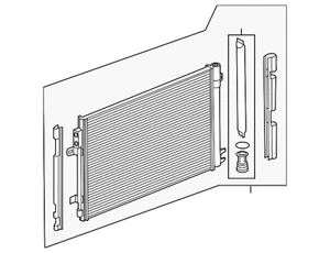 Genuine GM Air Conditioning Condenser 84752387 - Picture 1 of 3