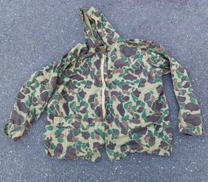 Vintage 60er / 70er Gr. L KAMO Jagd TALON ZIP Jacke Shirt Chore USA Duck Camo - Bild 1 von 11
