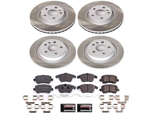 Kit de pastillas de freno y rotor delanteras y traseras para Volvo XC70 2009 2008-2016 JQ582DJ Foto 1 de 1