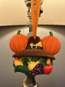 NEU Disney Parks selten Thanksgiving Mickey Kürbis Ohren Ornament limitiert 1929/3000 - Bild 1 von 20
