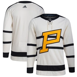 Pittsburgh Penguins adidas '23 Winter Classic Authentic Jersey - Cream SZ 42 xxs - Picture 1 of 3