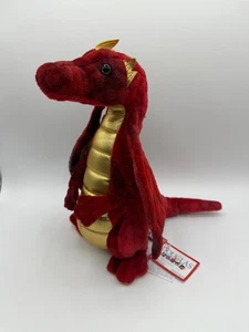 Peluche Douglas Eugene Il Drago Rosso 10" *Nuovo con etichette - Foto 1 di 6