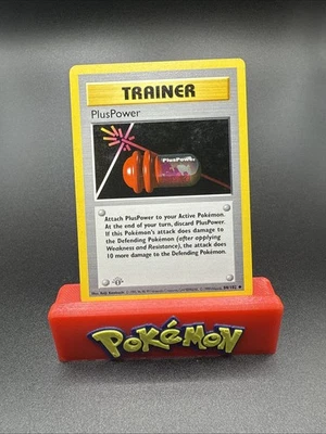 1999 Pokemon Plus Power - 84/102 1st Edition Shadowless Base Set - lp- - Image 1 of 3