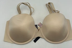 Victorias Secret Bra 36D Multi-Way Multiposition Beige New with Tags 3 Hook - Picture 1 of 12