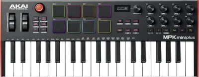 Mobiler Akai MPK Mini Plus 37-Tasten Mini USB MIDI Controller mit MPC Software - Bild 1 von 4