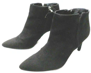 SAM & LIBBY Black Suede Pointed Toe Ankle Bootie - Woman's Size 9.5 - NWT - Picture 1 of 12