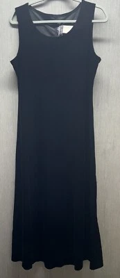 Maxi Vestido Molly Malloy Terciopelo Para Mujer Talla 14 Negro Elastizado Terciopelo Noche Formal Foto 1 de 4