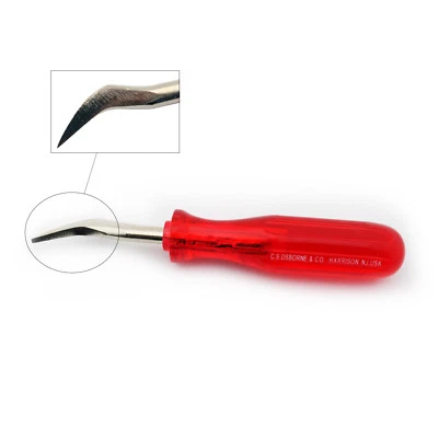 C.S. Osborne Staple & Tack Lifter Remover #763 Upholstery Tool Made In USA - Image 1 of 2