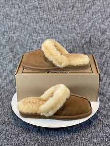 LL Bean Wicked Good Slipper Slide Women's Size 9 Brown - Picture 1 of 8