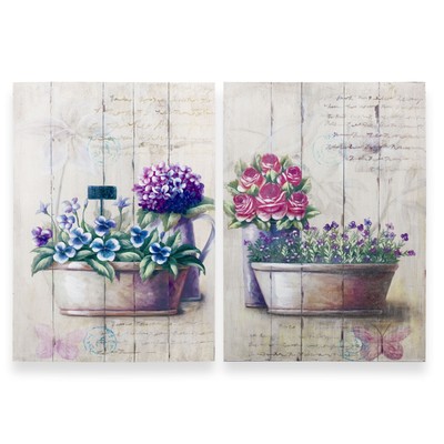 QUADRI DIPINTI A Mano Acrilico Su Tela Quadro Moderno Con Fiori
