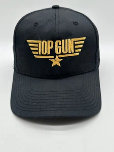 Top Gun Baseball Cap Hat, Snapback Baseball Black- One Size Fits All - Picture 1 of 6