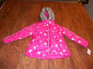 NEW with tags R 1881 Rothschild girls winter coat size 5 / 6 hood snow hood - Picture 1 of 6