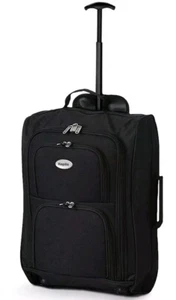 Hand Luggage Suitcase, Lightweight Compact With Wheels 52x34x18cm - Picture 1 of 5