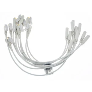 10/set ECG/EKG Banana 4.0mm Plug to Clip Adapter for Medical Lead Wire Electrode - Picture 1 of 3