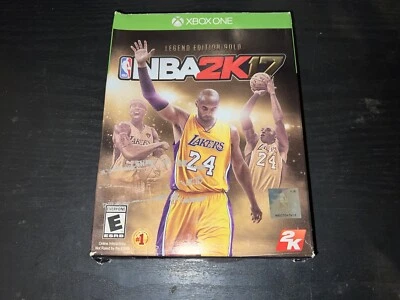 NBA 2K17: Legend Edition Gold (Xbox One, 2016) Completo + Imán Holográfico Foto 1 de 4