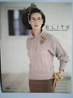 LADIES POLO COLLAR SWEATER, 30-40", 10ply - CLASSIC ELITE Knitting Pattern 226