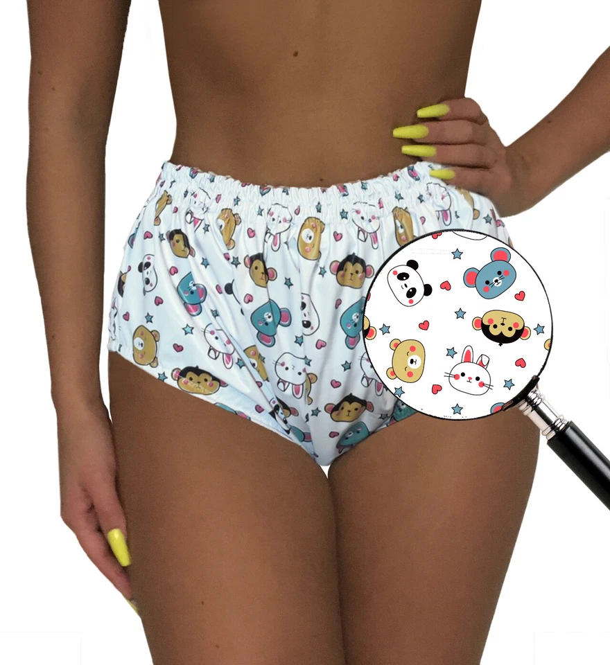 PVC Windelhose GENÄHT 4302GD Druck Windelslip Windelhöschen Slip Gummihose ABDL - Bild 1 von 3