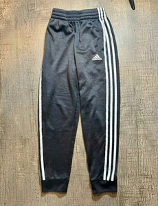 Pantalones activos Adidas para niño negro blanco tres rayas talla M - Imagen 1 de 5
