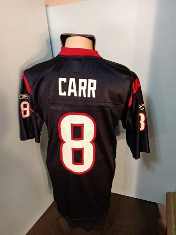 DAVID CARR HOUSTON TEXANS #8 DARK BLUE REEBOK JERSEY MENS SZ MEDIUM Cover