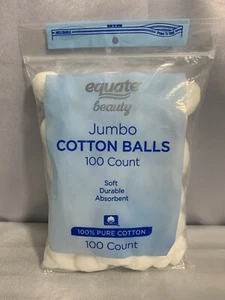 Bolas de algodón Jumbo marca Equate 100 unidades - Imagen 1 de 4