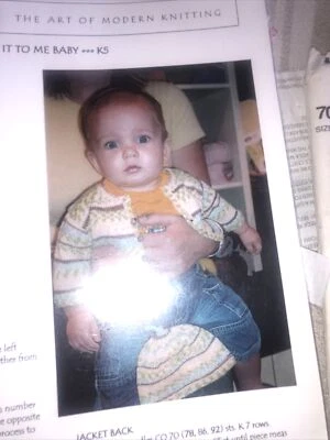 Black purl sock it to me baby K5 cardigan Pattern - Image 1 of 3