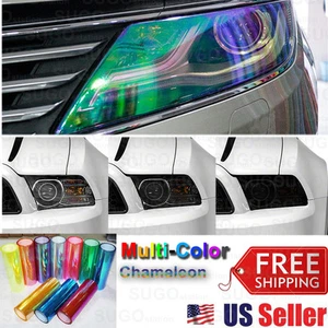 GLOSSY Chameleon Neo Colorful Headlight Tailight Plastic/Glass Vinyl Tint Film - Picture 1 of 40